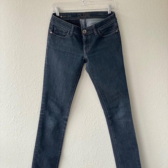 DL1961 360‎ Comfort Jessica Skinny Jean Dark wash SZ 27 - Picture 1 of 7